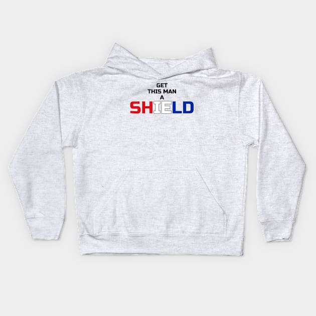 Get this man a shield Kids Hoodie by thegameme